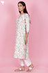 Bizzy Lizzy Kurta And Pant Set With Kota Dupatta In Block Print
